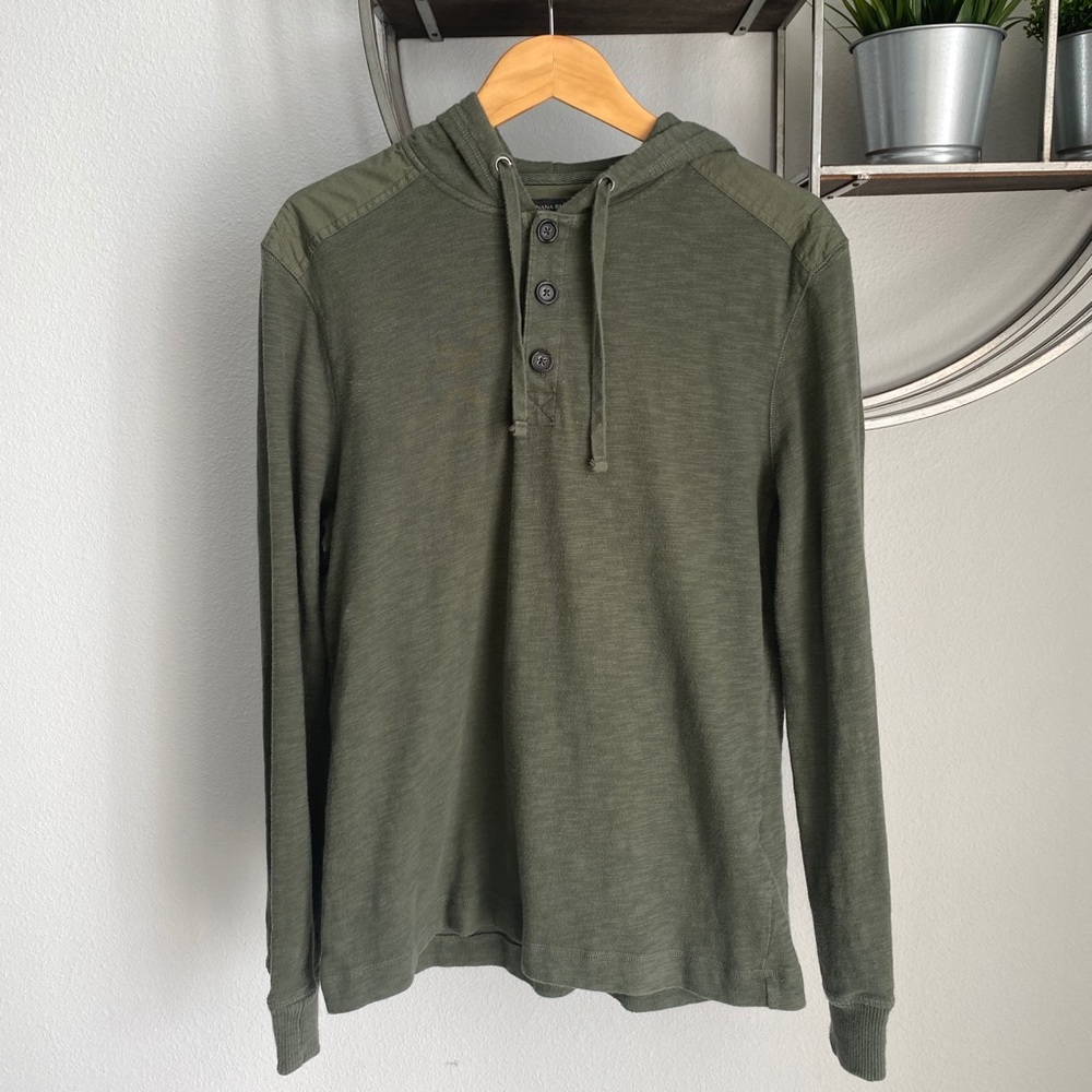 Banana Republic Mens Hoodie sweatshirt pullover